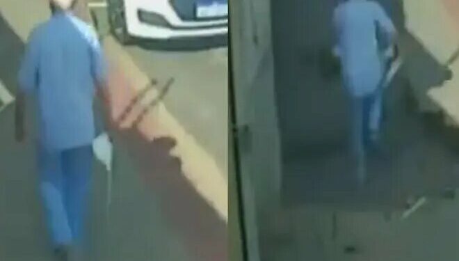 VIDEO: ¡Miedo desbloqueado! Hombre cae en socavón, mientras caminaba en banqueta