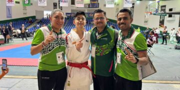 Primer clasificado de SLP en karate