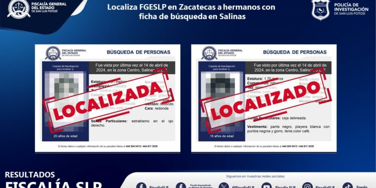 Localizan en Zacatecas a dos hermanos victimas de secuestro virtual