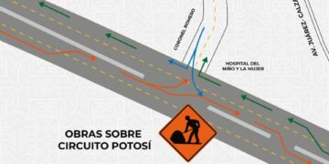 Anuncian arranque de construcción del nuevo puente vehicular en circuito potosí