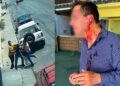 VIDEO: Por estacionarse frente a su local, dueño de lavandería golpea a conductor