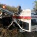 Aparatosa volcadura de una ambulancia en la valles – Rayón deja a una enfermera grave