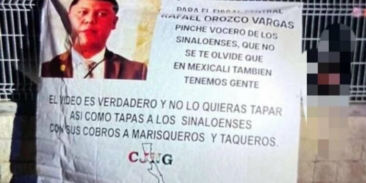Dejan cabeza humana y manta con amenazas a funcionario de la Fiscalía Estatal en Tijuana