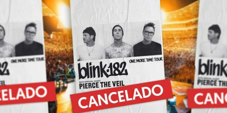 Otra vez Blink-182 cancela concierto en México