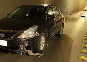 Muere motociclista tras choque en desnivel de Muñoz