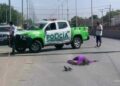 Fallece hombre de la tercera edad tras ser arrollado por trasporte de personal