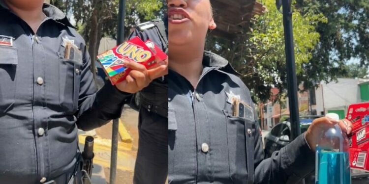 VIDEO: Policía de Toluca detiene a jóvenes por jugar “UNO” en la calle