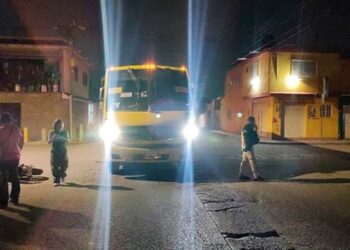 Un herido tras desigual choque en la Col. División del Norte