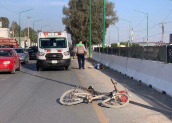 Ciclista fallece atropellado