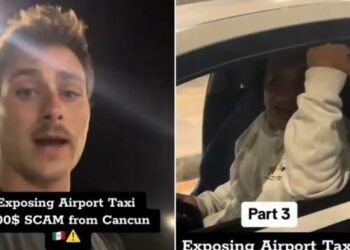 VIDEO: Taxista del aeropuerto de Cancún intentó cobrar 1000 dólares a turista canadiense