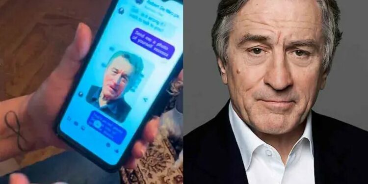 Abuelita pensó que hablaba con Robert De Niro y su nieta la salva de una estafa segura