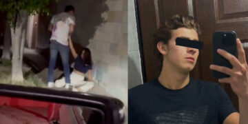 VIDEO| Exponen grabaciones de joven que golpeó a su novia y la dejó inconsciente en calles de Guanajuato