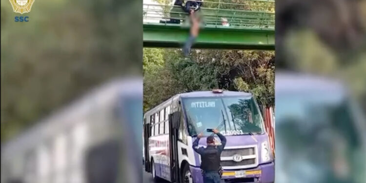 VIDEO: Hombre intenta suicidarse y termina ante Juez Cívico