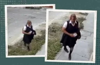 Exhiben a sujeto disfrazado de colegiala para acosar a estudiantes 