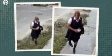 Exhiben a sujeto disfrazado de colegiala para acosar a estudiantes 