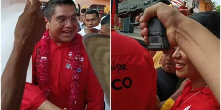 VIDEO: Asesinan a candidato a la alcaldía de Coyuca de Benítez; le disparan en la cabeza durante cierre de campaña