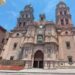 Realizan trabajos de restauración en fachada de la Catedral en San Luis Potosí