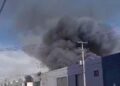 Se registra incendio en bodega de Gálvez