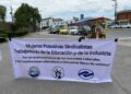 Protestan a las afueras de la Universidad Politécnica para exigir mejores condiciones laborales