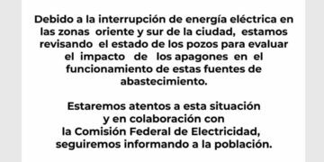 Por apagón, abastecimiento de agua fue interrumpido: Interapas