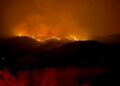 Pese a lluvias, incendio en la Sierra de Bagres aún sigue activo