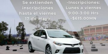 Inscripciones abiertas para el curso de manejo vehícular dirigido a jóvenes
