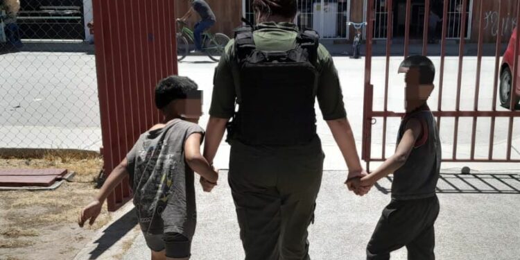 Unidad de género de la Guardia Civil Estatal auxilia a dos menores posibles victimas de maltrato infantil