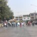 Bloquean la Alameda para exigir rehabilitación del Jardín de Niños Ferrocarriles Nacionales