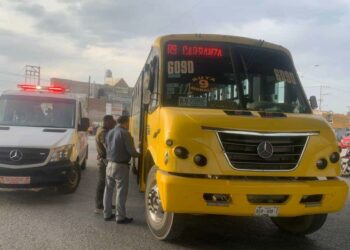 Anciana atropellada por camión urbano en la Av. Salk