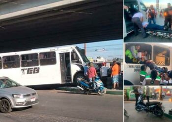 Camión de personal causa terrible accidente vial en la Carretera a Rioverde