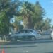 Taxista se impacta contra un árbol en camellón de Mariano Jiménez