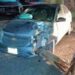Conductora se estrella con poste de Telmex en barrio de Tequis