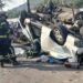 Caos en Zaragoza: Mueren 2 personas tras volcadura de combi