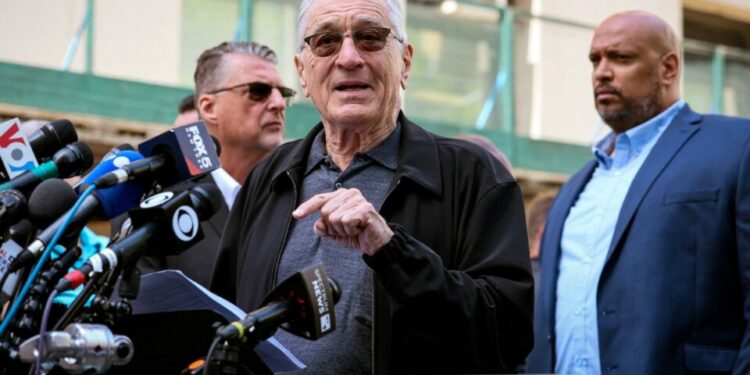 Robert De Niro se refiere a Trump como un ‘payaso’ y ‘Playboy de pacotilla’