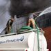 Incendio en bodega en el Periférico Norte