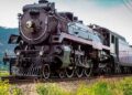 Viene a SLP locomotora de vapor