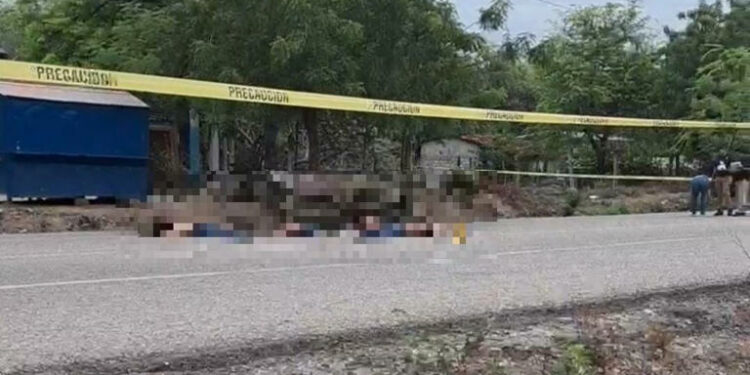 Abandonan 5 cuerpos en carretera Acapulco-Zihuatanejo, Guerrero