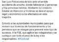 Ricardo Gallardo lamento accidente en el antro Rich