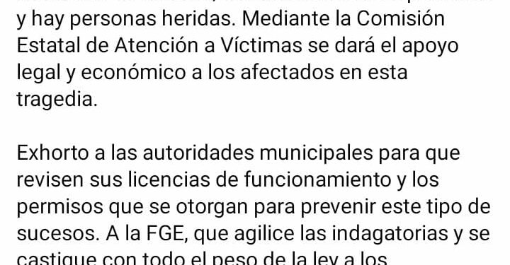 Ricardo Gallardo lamento accidente en el antro Rich