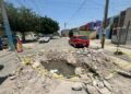 VIDEO: Denuncian omisión del Interapas en drenaje colapsado en El Llano