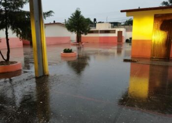 Monitorea Estado condiciones de planteles escolares ante lluvias