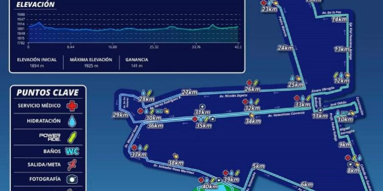 El domingo se correrá el Maratón Tangamanga, habrá cierres viales