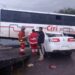Aparatoso choque en carretera a Rioverde, cerca de Jassos