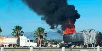 Trailero fallece en fatal choque contra una pipa en Carretera 57