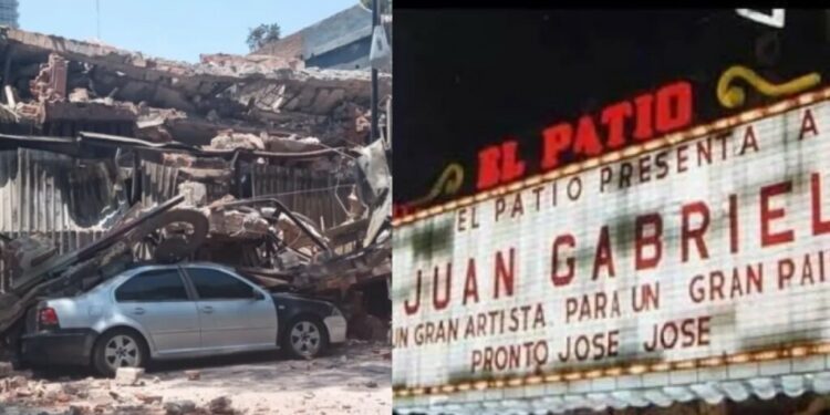 Colapsa “El Patio”, centro de espectáculos donde se presentaron figuras como María Felix, Juan Gabriel y Walt Disney