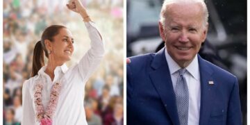Joe Biden felicita a Claudia Sheinbaum por su triunfo; llama a trabajar “estrechamente”