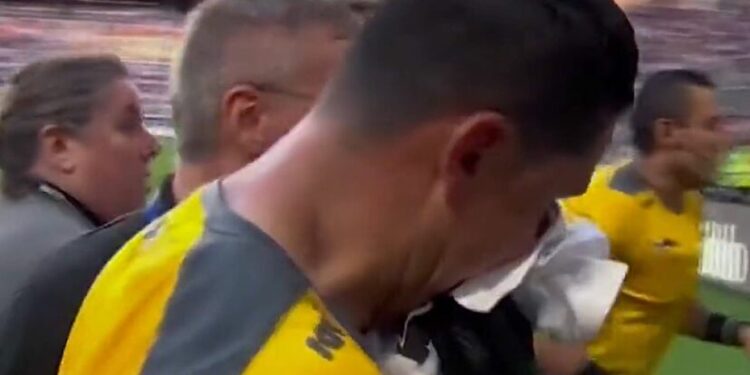 Agreden a árbitro con piedras y además lanzan amenazas a la Liga Central