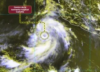 Se forma la tormenta tropical Carlotta en el Pacífico mexicano