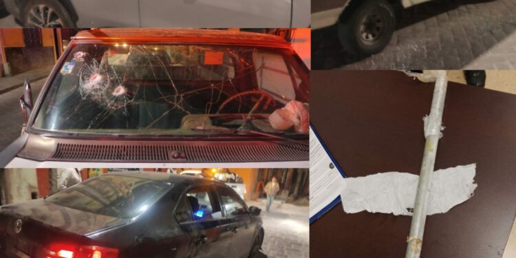 Sujeto causó destrozos en vehículos estacionados en calles del Barrio de San Miguelito, ya fue detenido por la Guardia Municipal