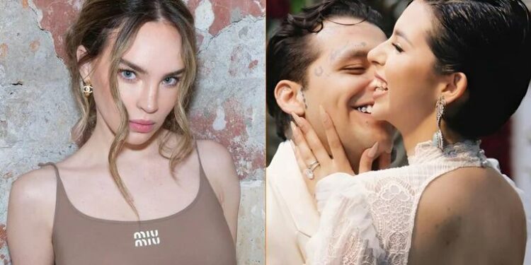 Belinda ‘reacciona’ a boda de Christian Nodal y Ángela Aguilar; destroza a su ex con un ácido comentario